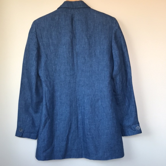 Jones New York chambray blazer/coat - Picture 3 of 6